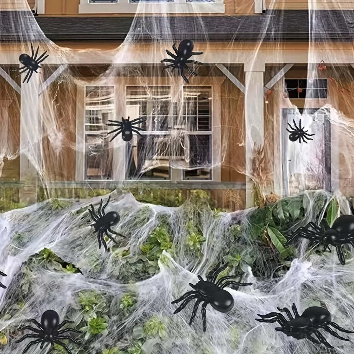 Realistic Plastic Spider Prank Props - Halloween Decorations