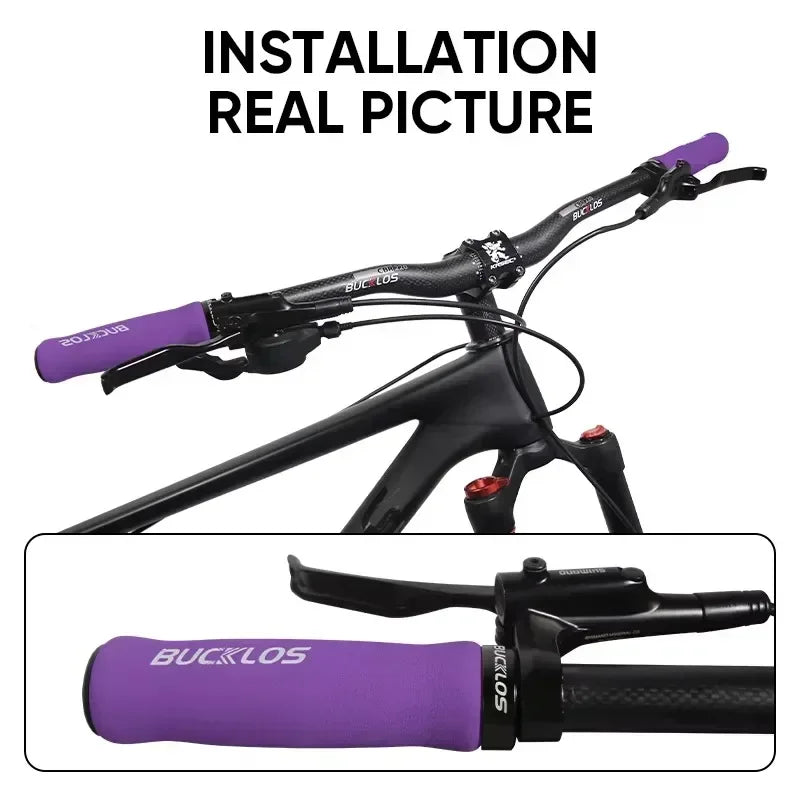 Bicycle Grips - Integrated Rubber Anti-Slip MTB Handlebar