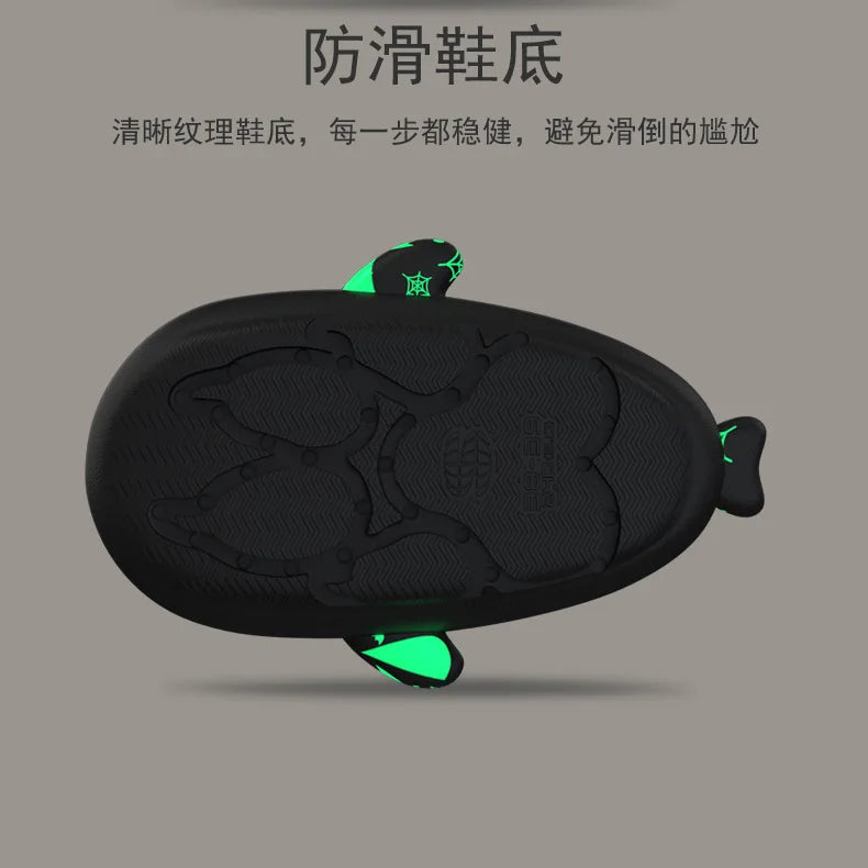 Glow-in-the-Dark Shark Slipper Sandals
