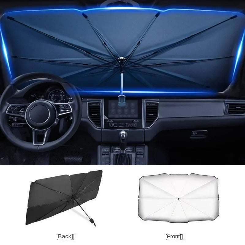 Premium Car Sunshade Umbrella - Block UV Rays, Reduce Heat