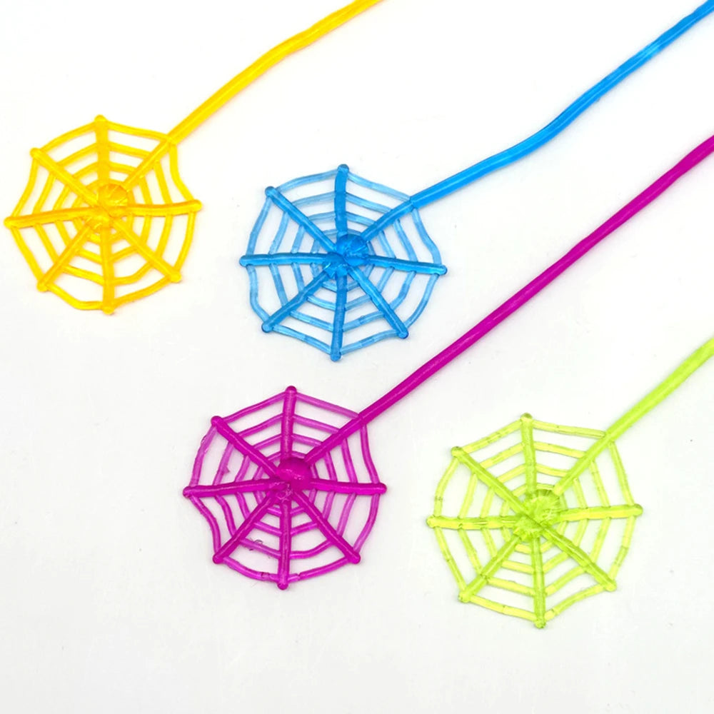 Stretchable Climbing Spider Web Toys - Halloween Party Favors