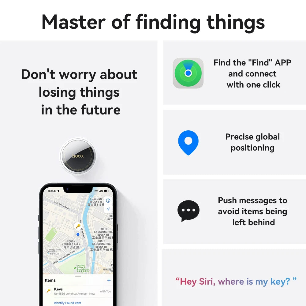 Bluetooth GPS Smart Tracker - Multi-Purpose Anti-Lost Device