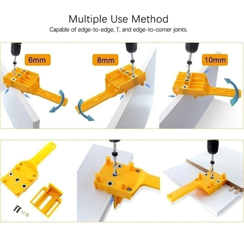 Woodworking Drill Guide - Handheld Hole Saw Locator Tool