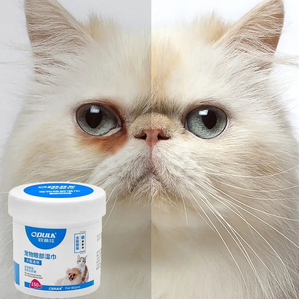 Premium Pet Eye Wipes for Cats and Dogs