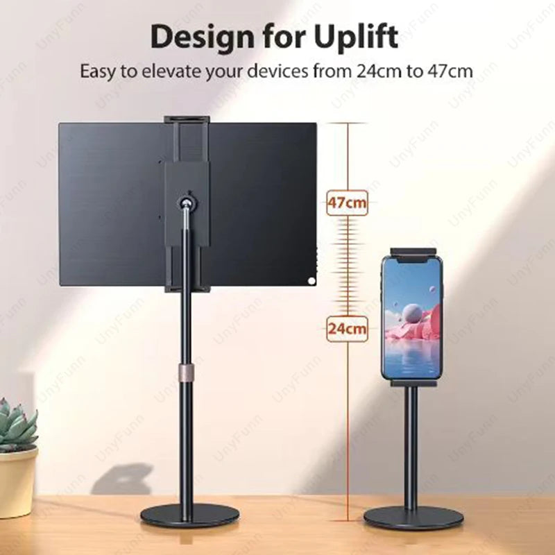 Support d'écran portable - Support de bureau réglable en hauteur