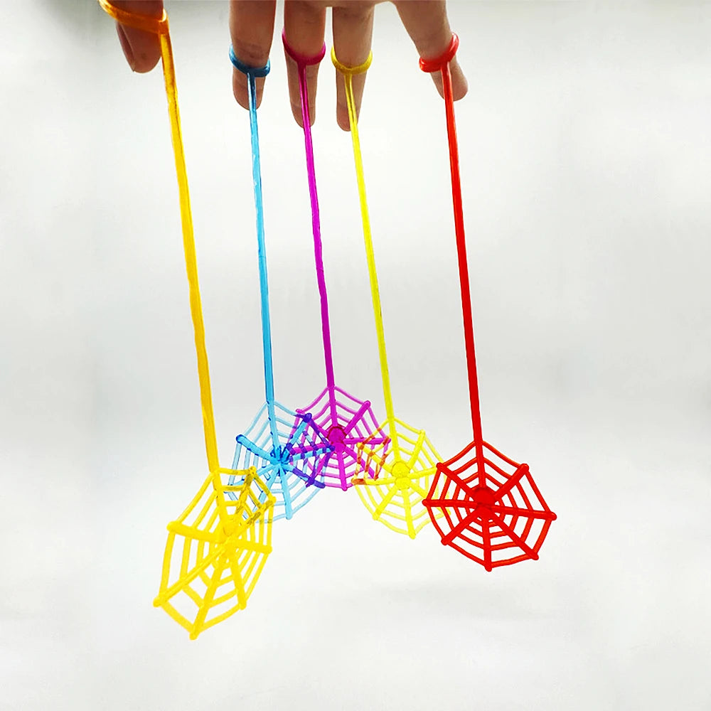 Stretchable Climbing Spider Web Toys - Halloween Party Favors
