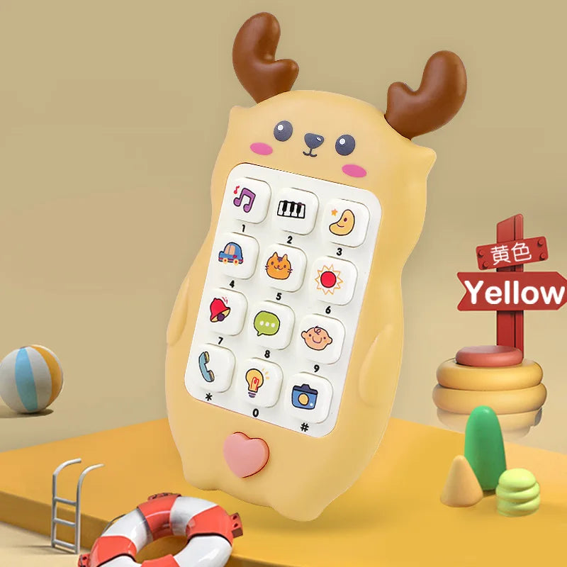 Baby Phone Toy - Music Sound Telephone with Teether