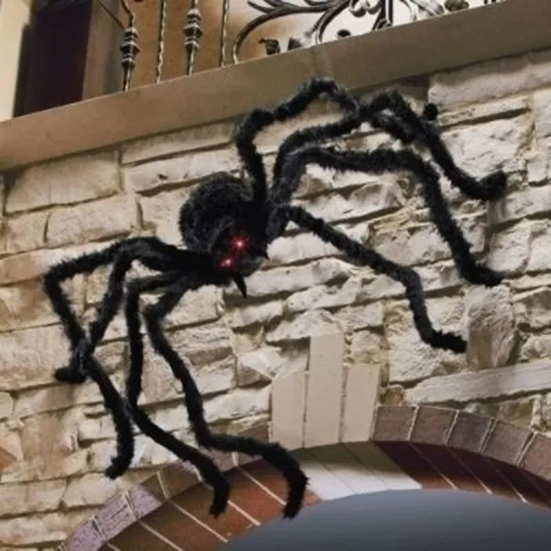 Halloween Giant Black Spider - Haunted House Decoration