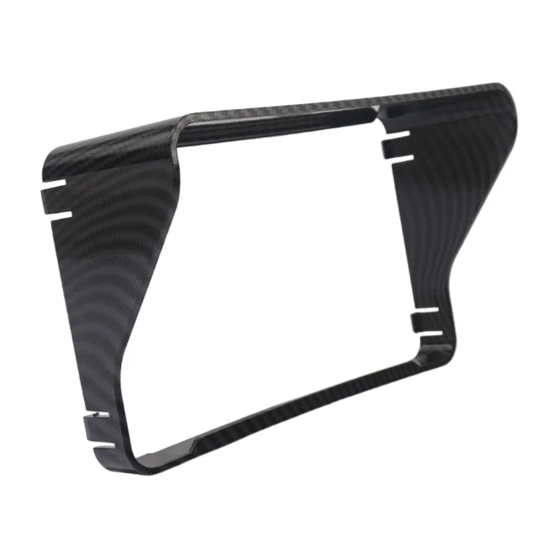 Black car air vent grille on a white background