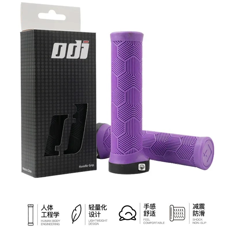 Rubber Bicycle Grips - Ergonomic MTB Handlebar Grips