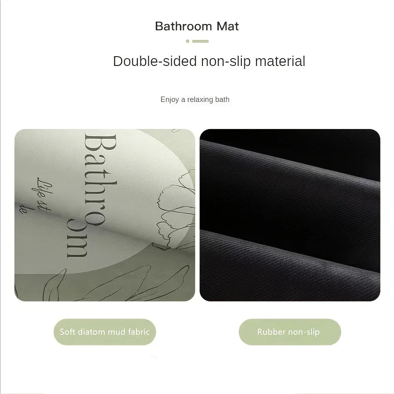 Special-Shaped Bathroom Floor Mat - Multi-Purpose Absorbent Mat