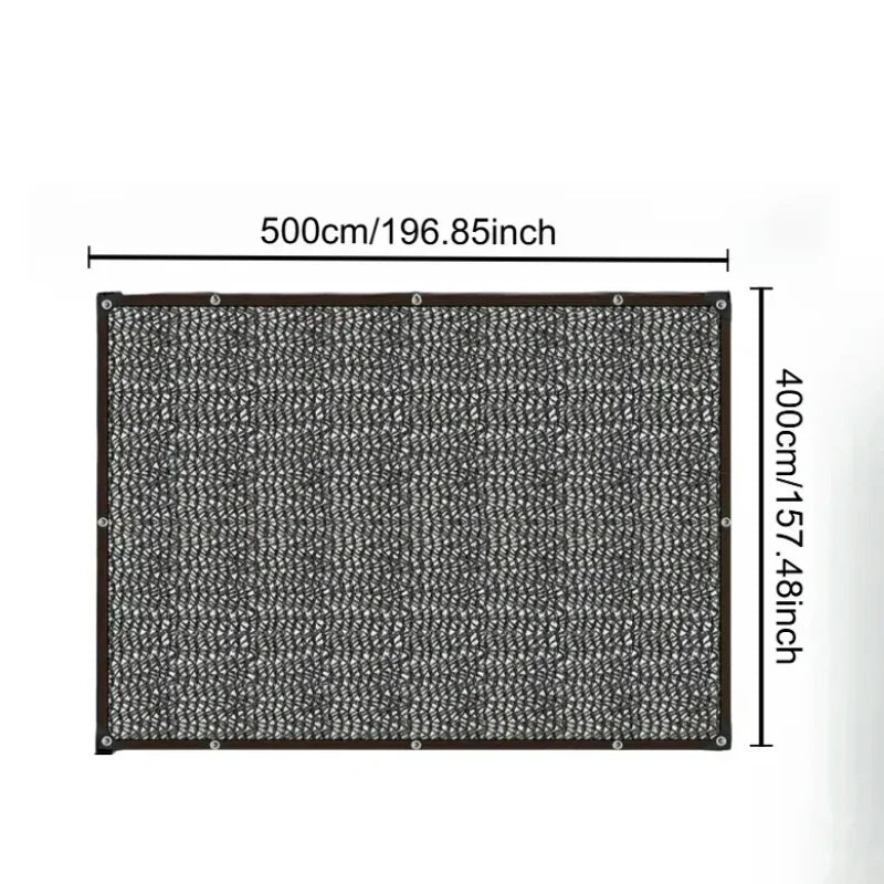 70-80% Black Sunshade Net - Anti-UV Greenhouse Privacy Screen