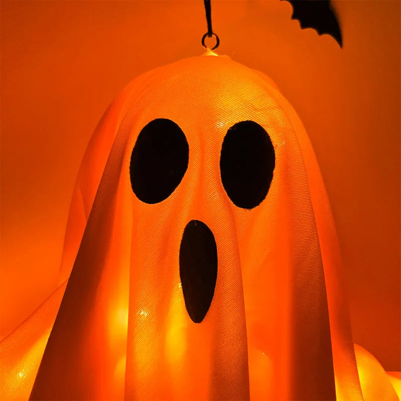 Halloween Ghost LED Light - Hanging Horror Prop Decoration