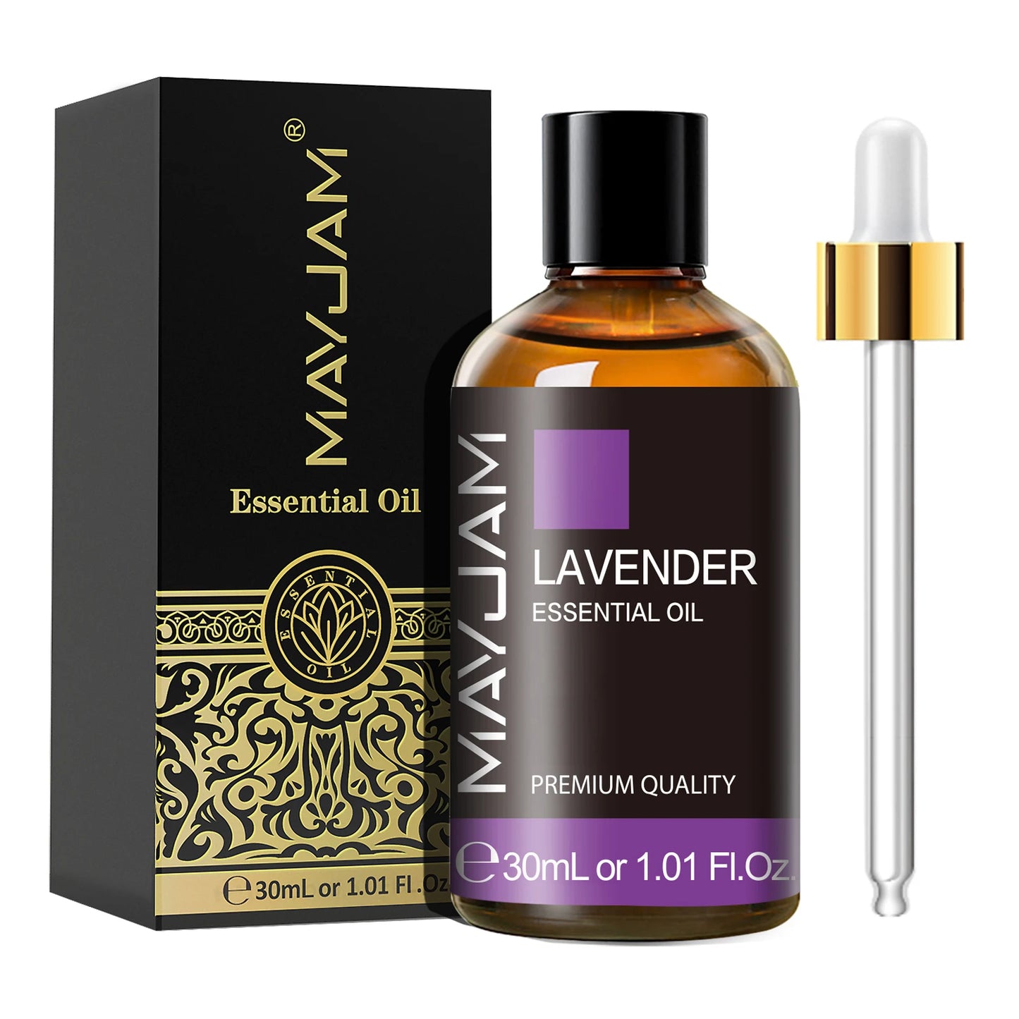 30ML Aromatherapy Essential Oil Set - Lavender, Vanilla, Jasmine & More