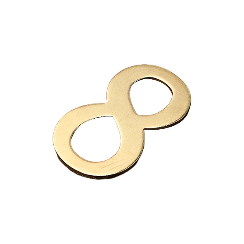 Golden Metal Door Numbers with Magnets - 7x4cm Address Labels