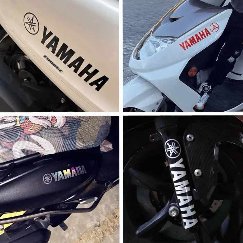 Motorcycle Reflective Laser Letter Stickers - Body Decoration Decals