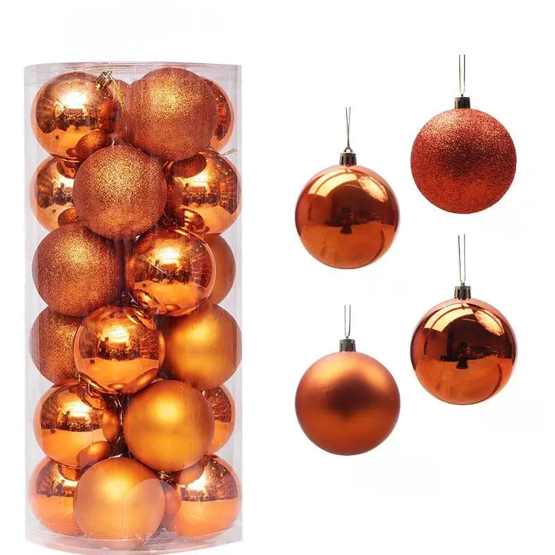 Christmas Ball Ornaments - Multicolor Electroplating Pendant Set