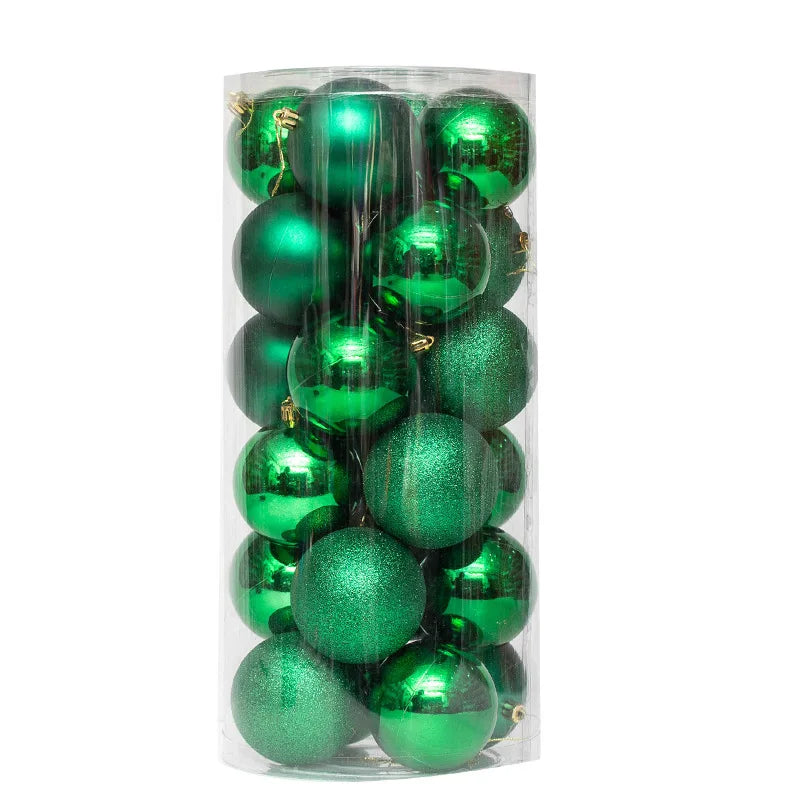Christmas Ball Ornaments - Multicolor Electroplating Pendant Set