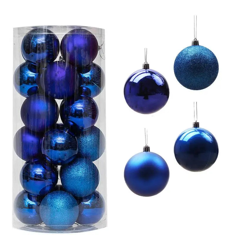 Christmas Ball Ornaments - Multicolor Electroplating Pendant Set