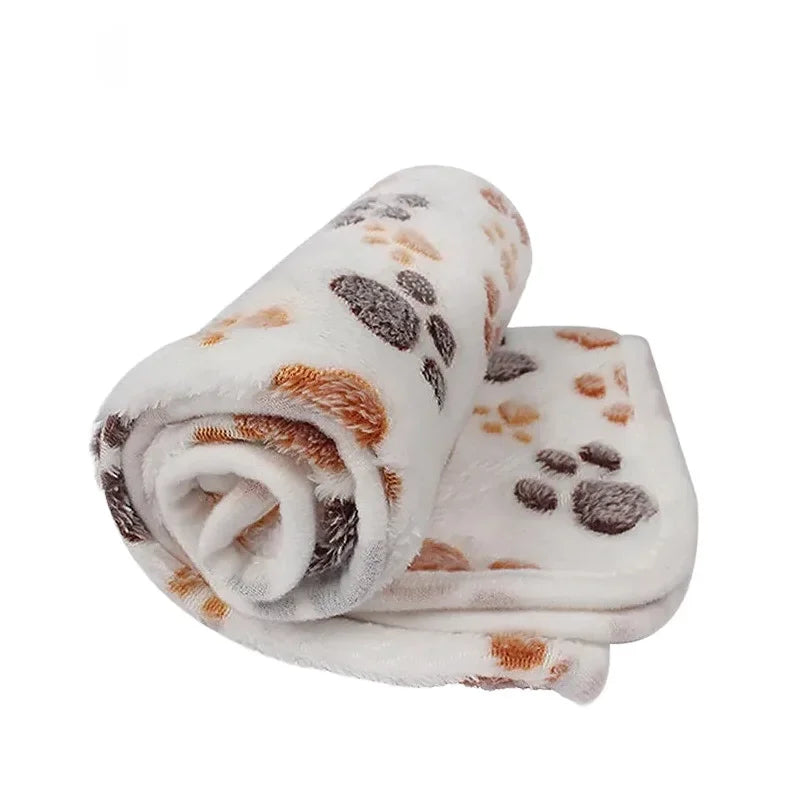 Soft Fluffy Pet Blanket - Coral Fleece Mat for Cats & Dogs