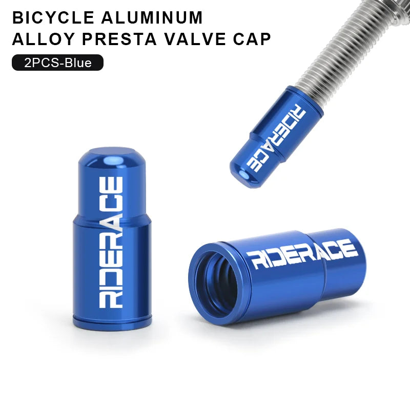 Bicycle Tire Valve Cap - Aluminum Alloy CNC Presta Valve