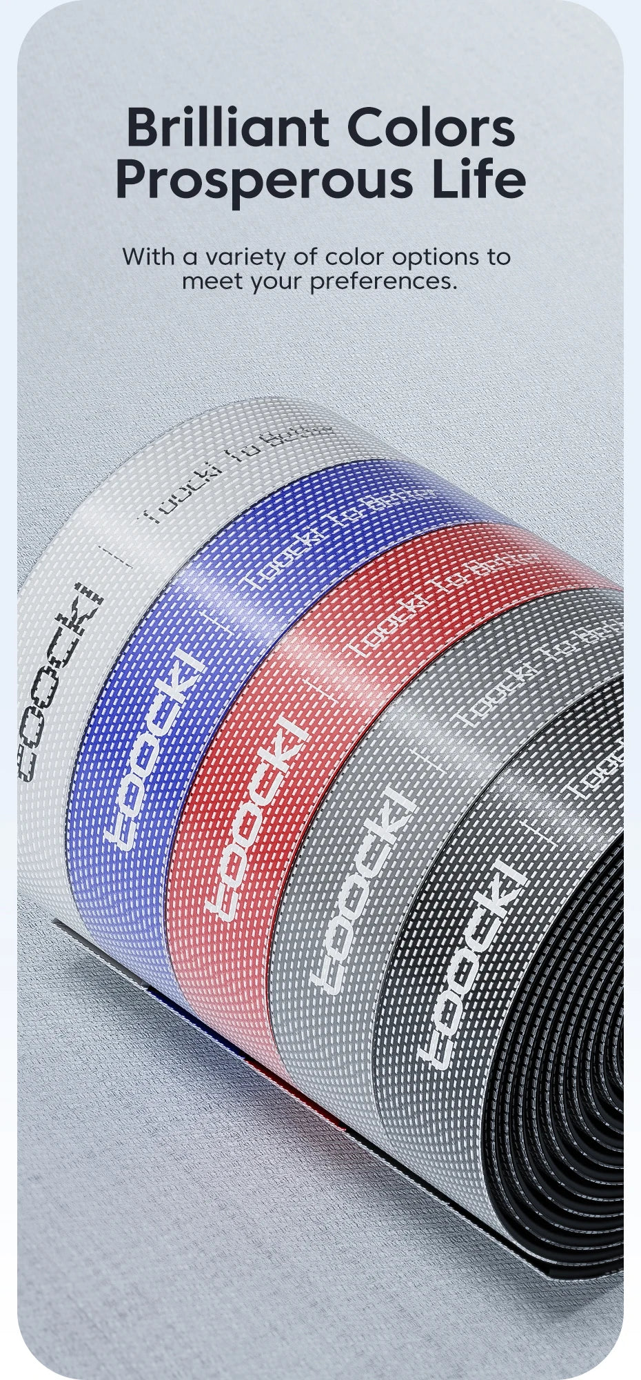 Cable Organizer - USB Cord Protector & Management Tape - Bascora