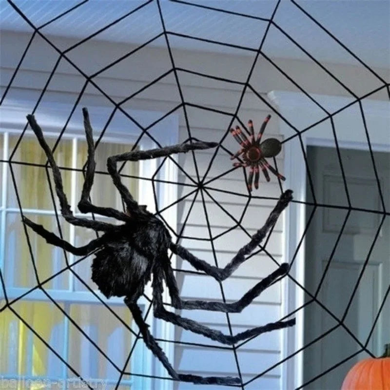 Halloween Giant Black Spider - Haunted House Decoration