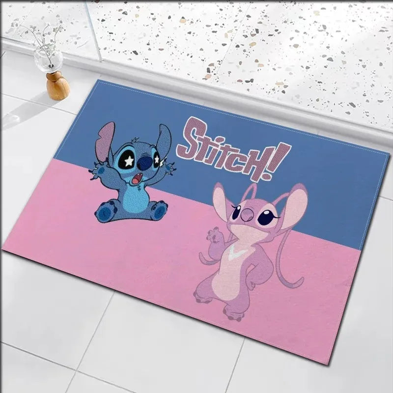 Disney Stitch Door Mat - Non-Slip Washable Entrance Rug
