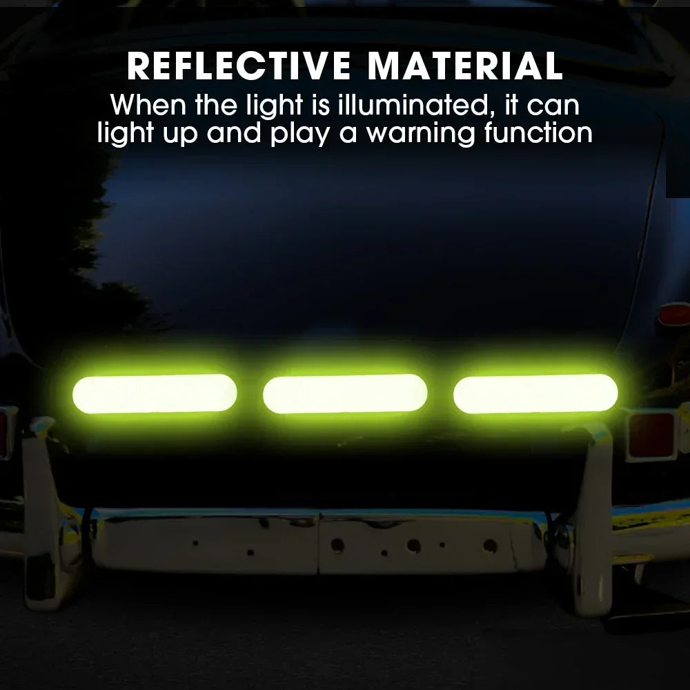 Motorcycle Helmet Warning Reflective Stickers - Night Safety Strips