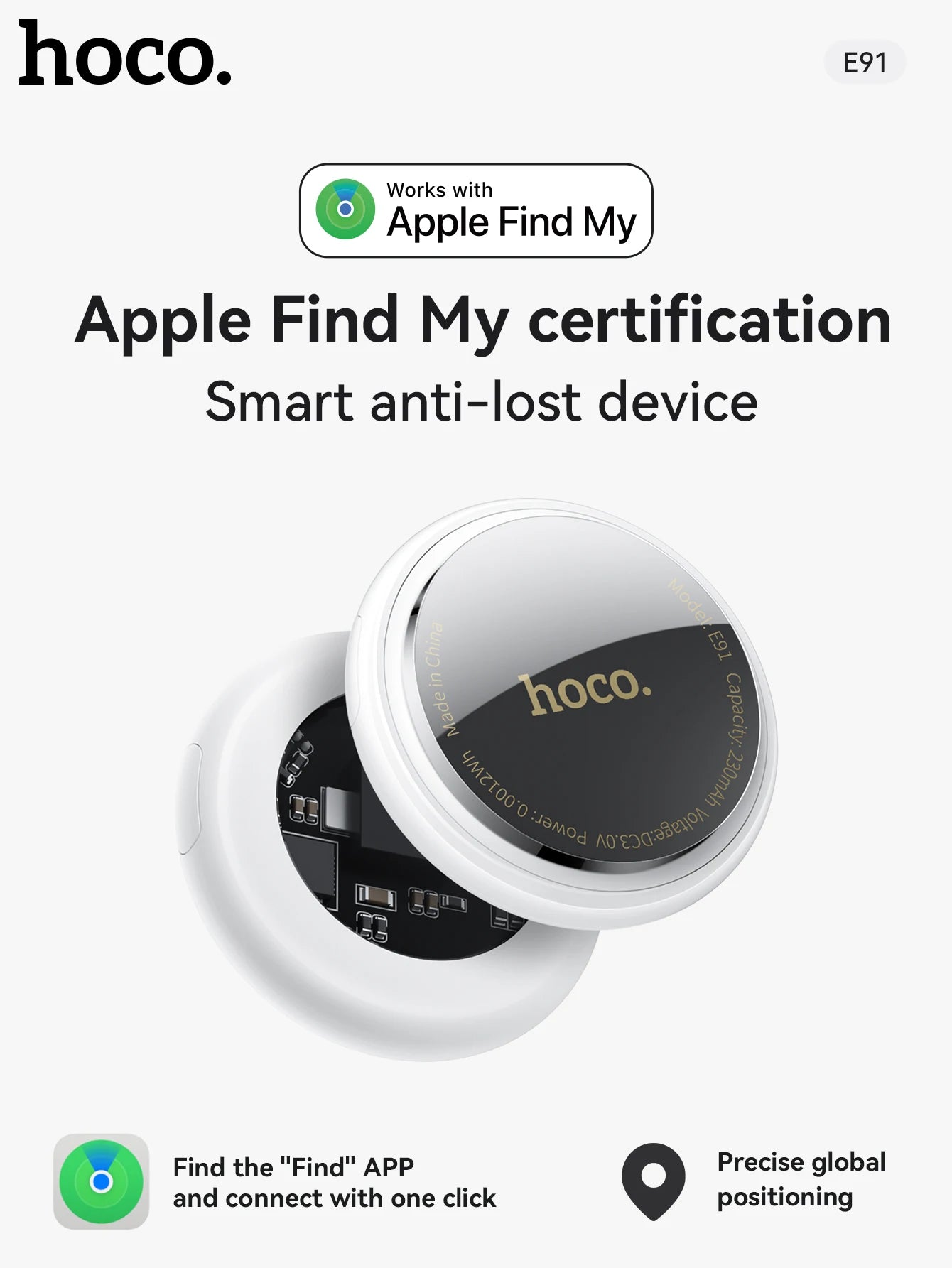 Bluetooth GPS Smart Tracker - Multi-Purpose Anti-Lost Device
