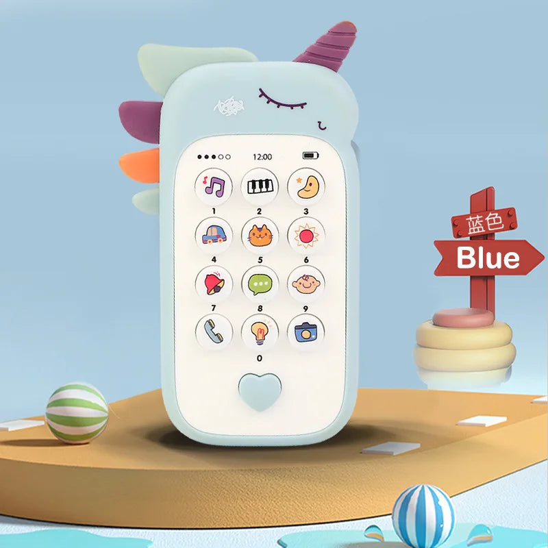 Baby Phone Toy - Music Sound Telephone with Teether