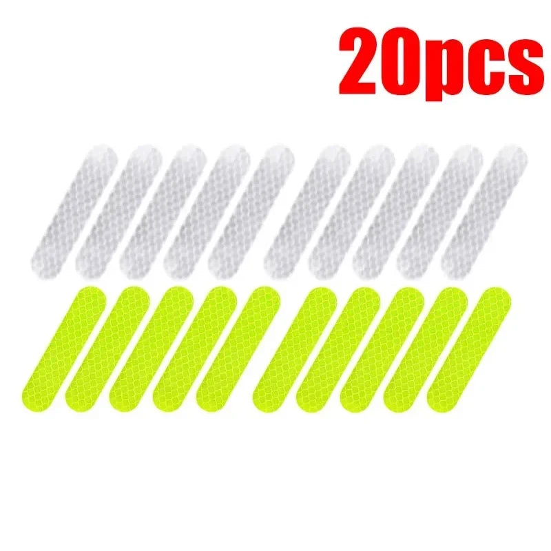 Motorcycle Helmet Warning Reflective Stickers - Night Safety Strips