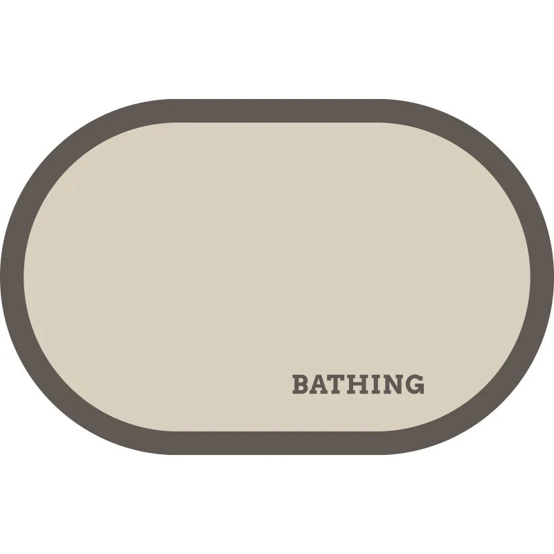 Diatomaceous Earth Bath Mat 40x60cm - Quick Dry Non-Slip Floor Mat