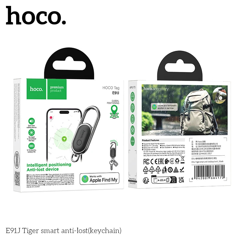 Smart Anti-Lost Keychain Tracker - Mini Metal Finder - Bascora