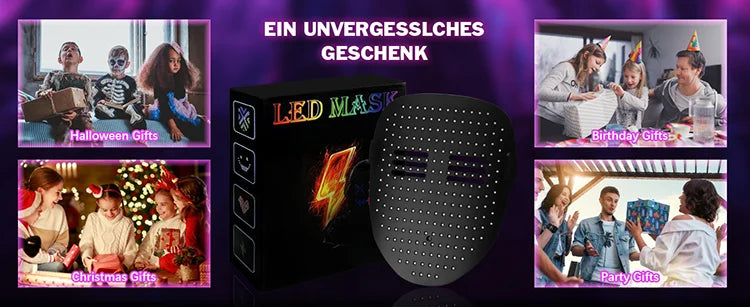 LED Mask with Gesture Sensing - Transforming Halloween Mask