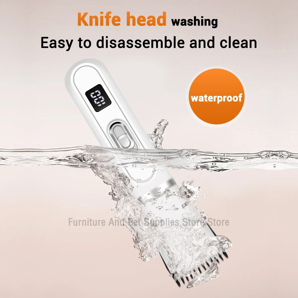 Professional Pet Grooming Clippers - 4-in-1 Electric Kit