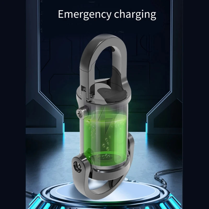 Rechargeable LED Keychain Flashlight - Compact Work Light - Bascora