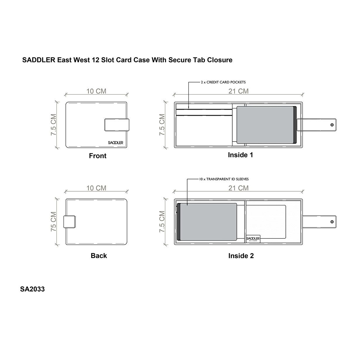 Robyn RFID Leather Card Wallet