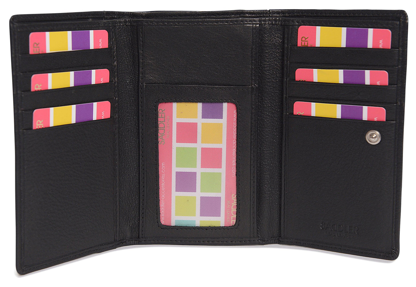 Paula RFID Leather Trifold Purse