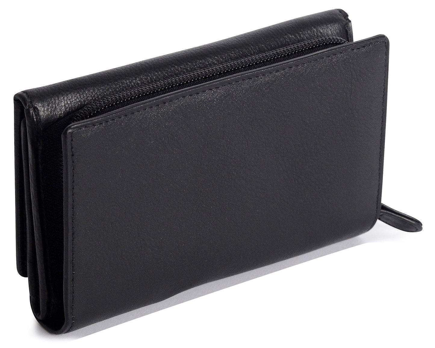 Paula RFID Leather Trifold Purse