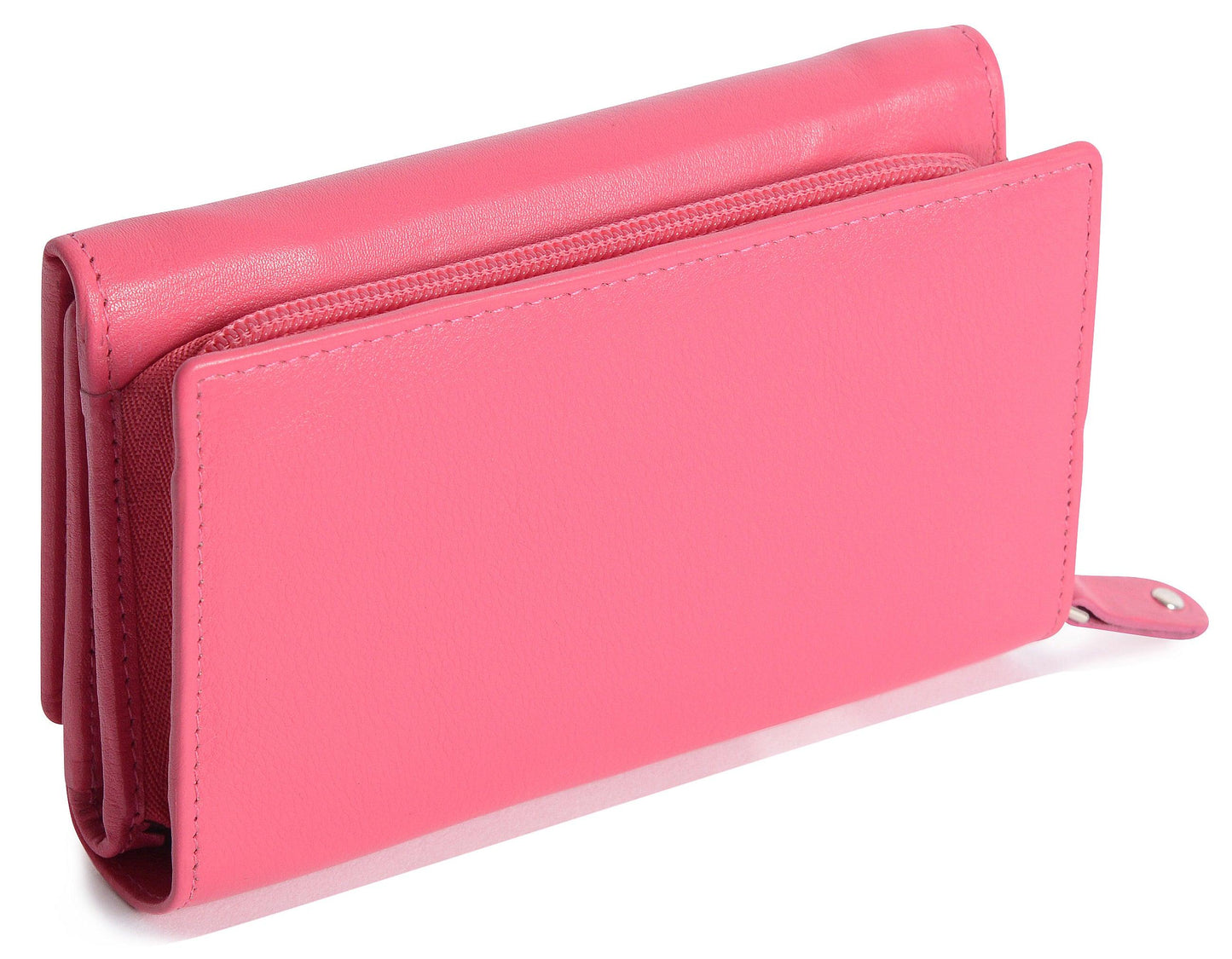 Paula RFID Leather Trifold Purse