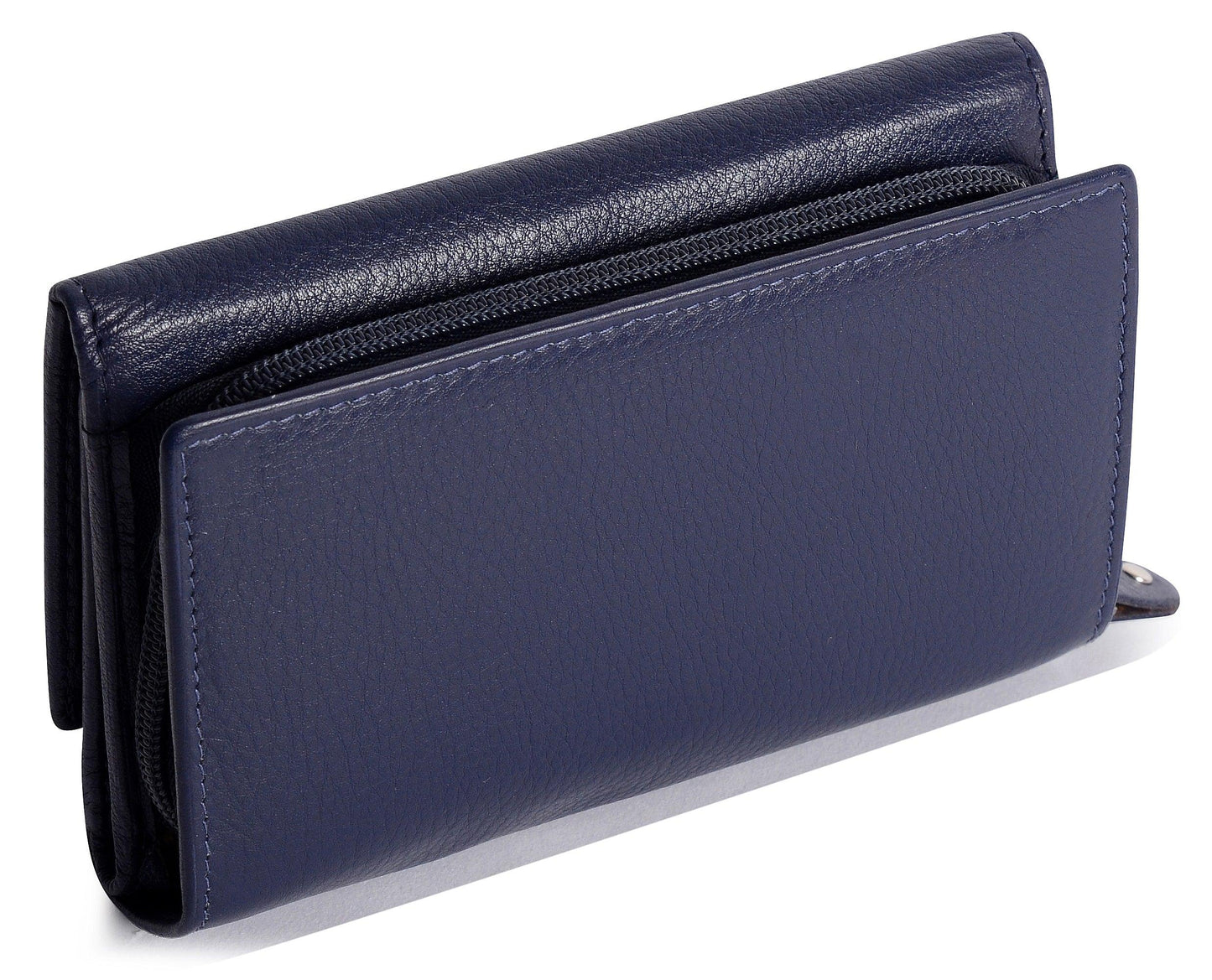 Paula RFID Leather Trifold Purse