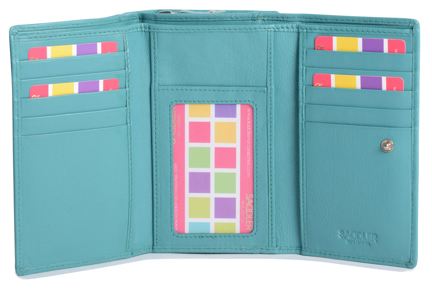 Paula RFID Leather Trifold Purse