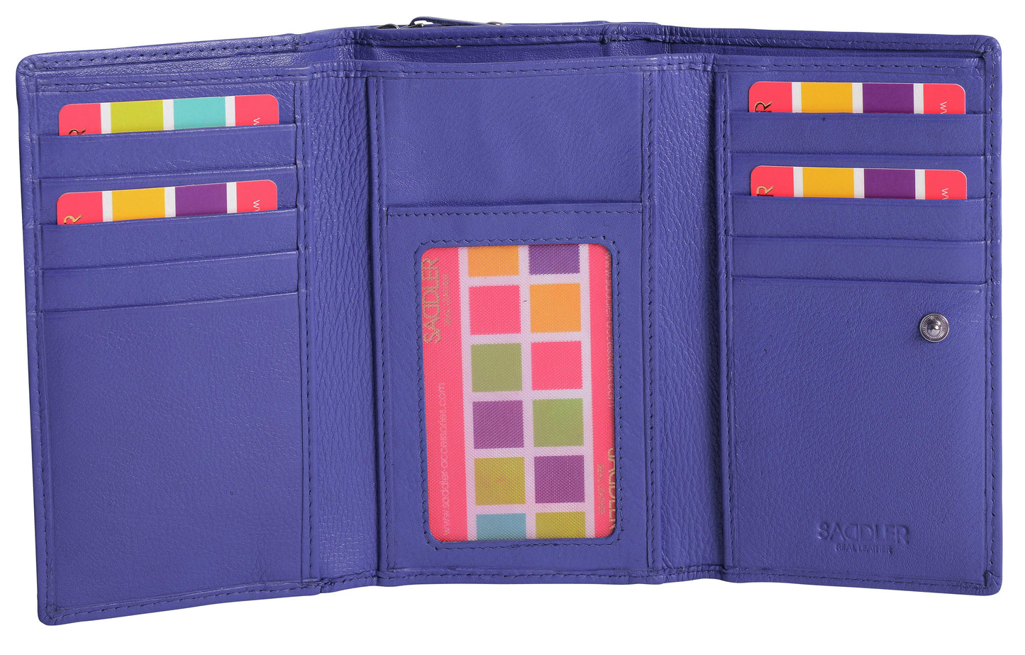 Paula RFID Leather Trifold Purse