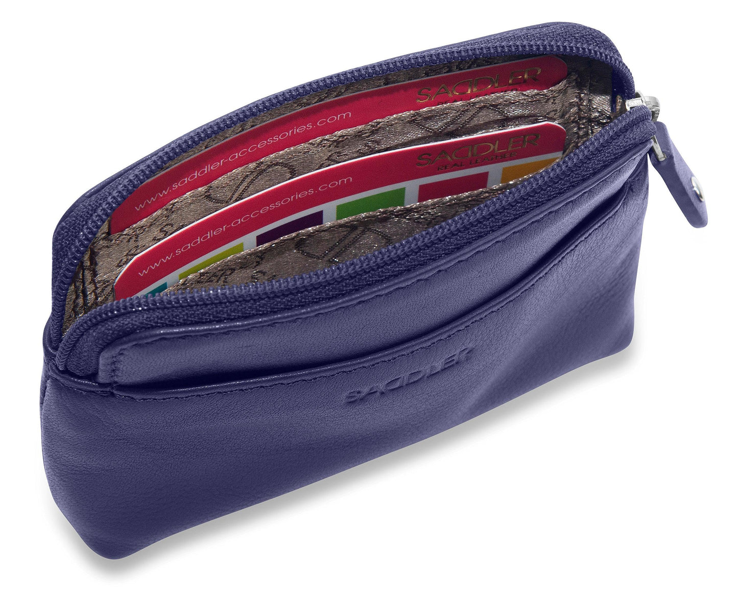 Pia RFID Leather Zip-Top Purse