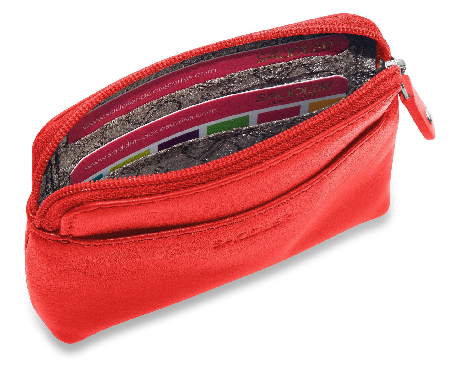 Pia RFID Leather Zip-Top Purse