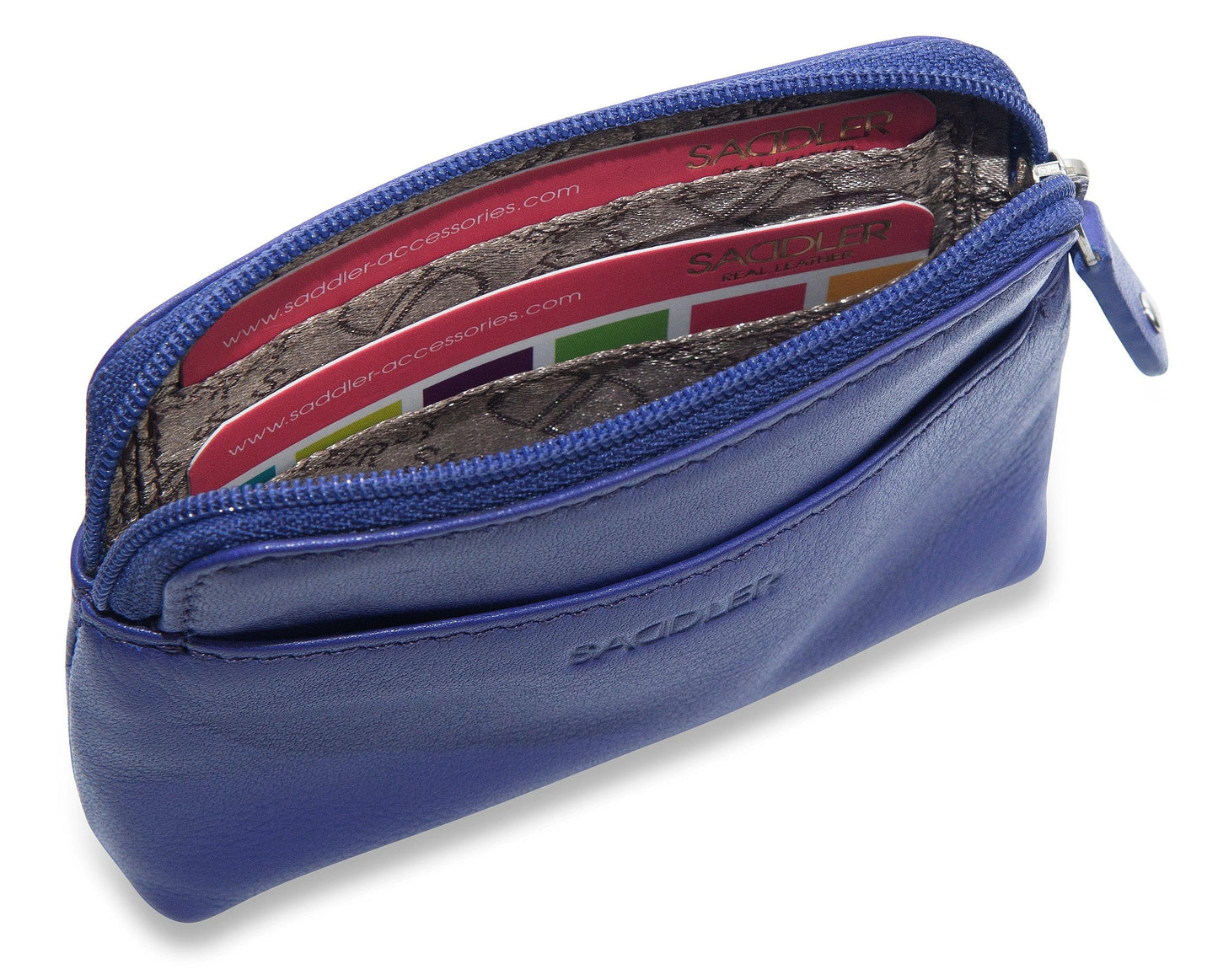 Pia RFID Leather Zip-Top Purse