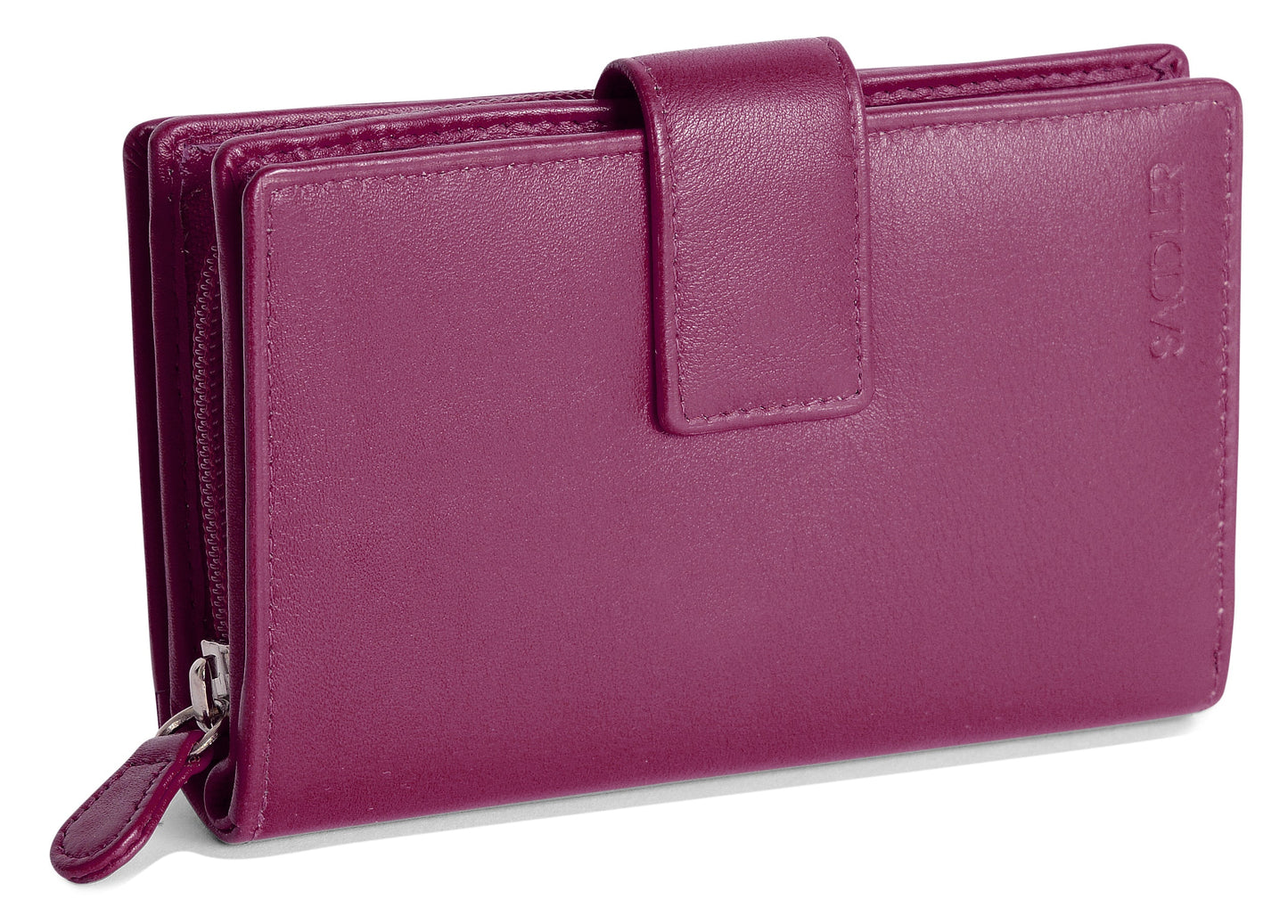 Georgie RFID Leather Double-Sided Purse
