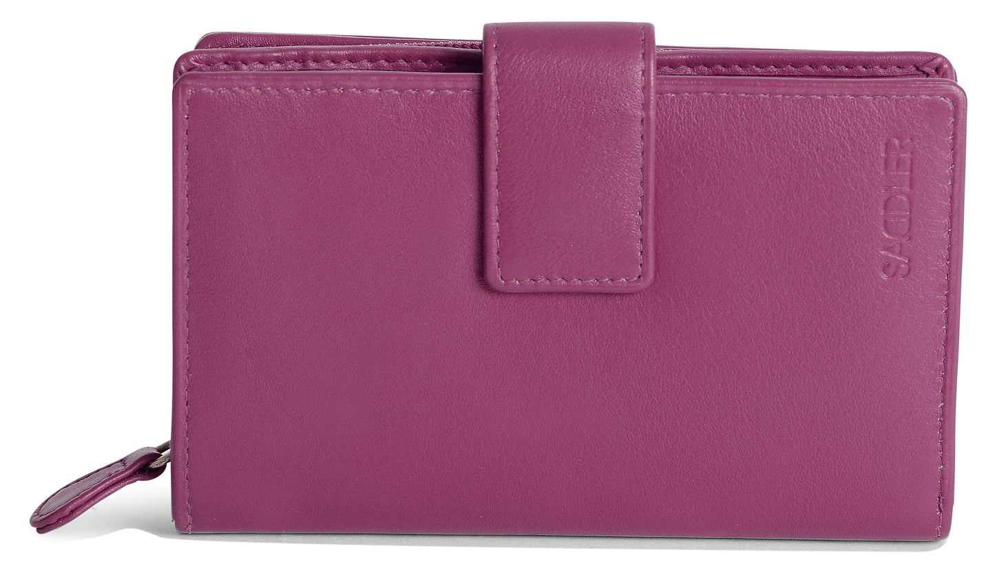 Georgie RFID Leather Double-Sided Purse