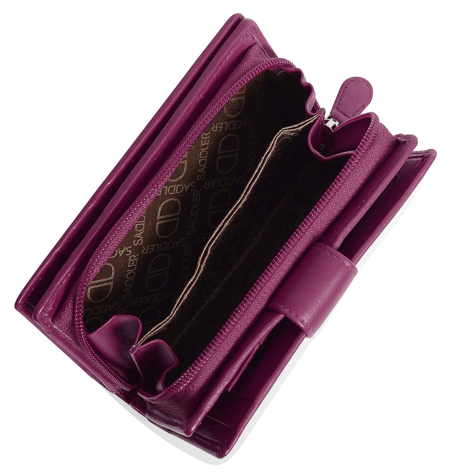 Georgie RFID Leather Double-Sided Purse